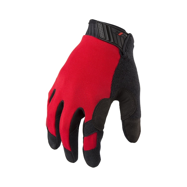 Touchscreen Compatible Mechanic Gloves in Red, 2X-Large